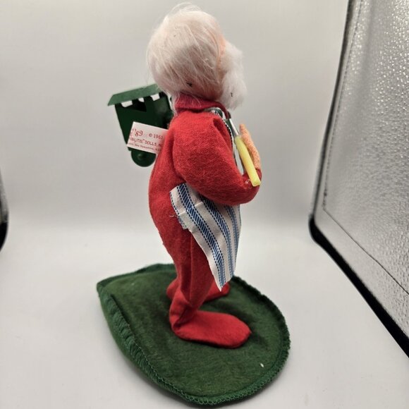 Vintage 1989 Annalee 6" Smiling Santa Claus Workshop Painting Train - Picture 5 of 7